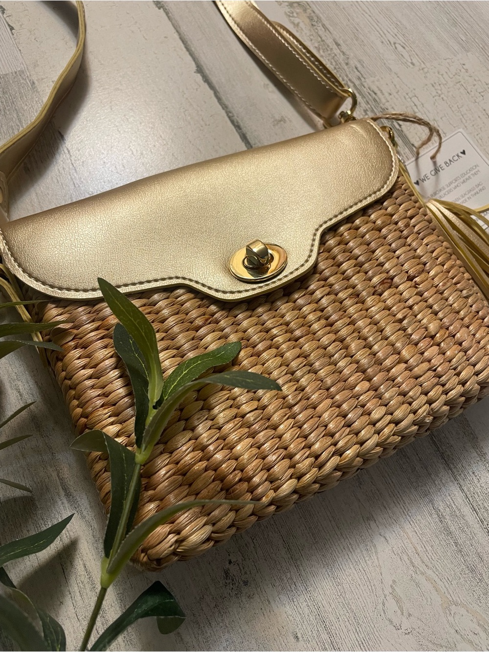 Sea + Grass Crossbody Bag